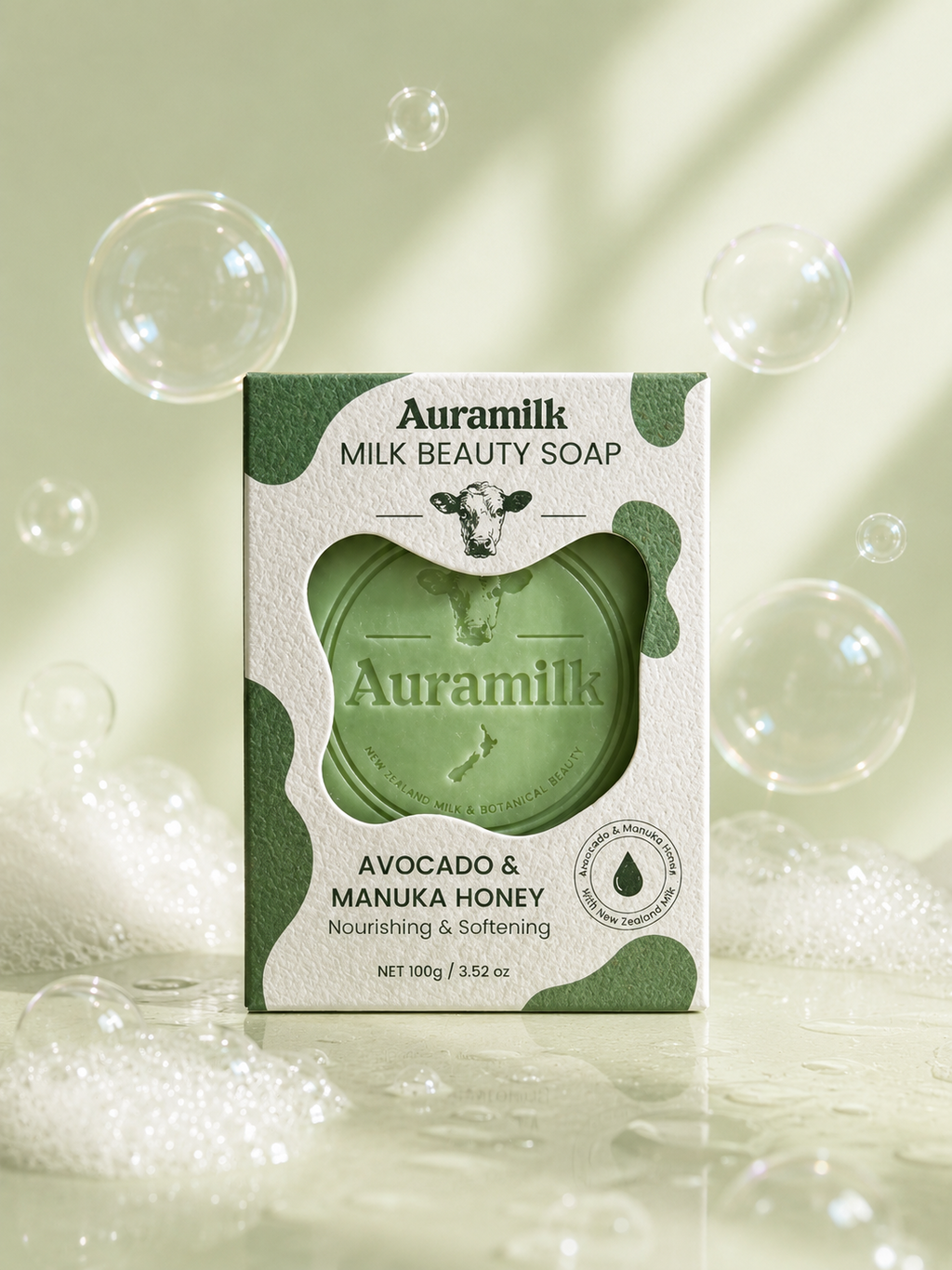 Avocado & Manuka Honey Milk Soap 100G