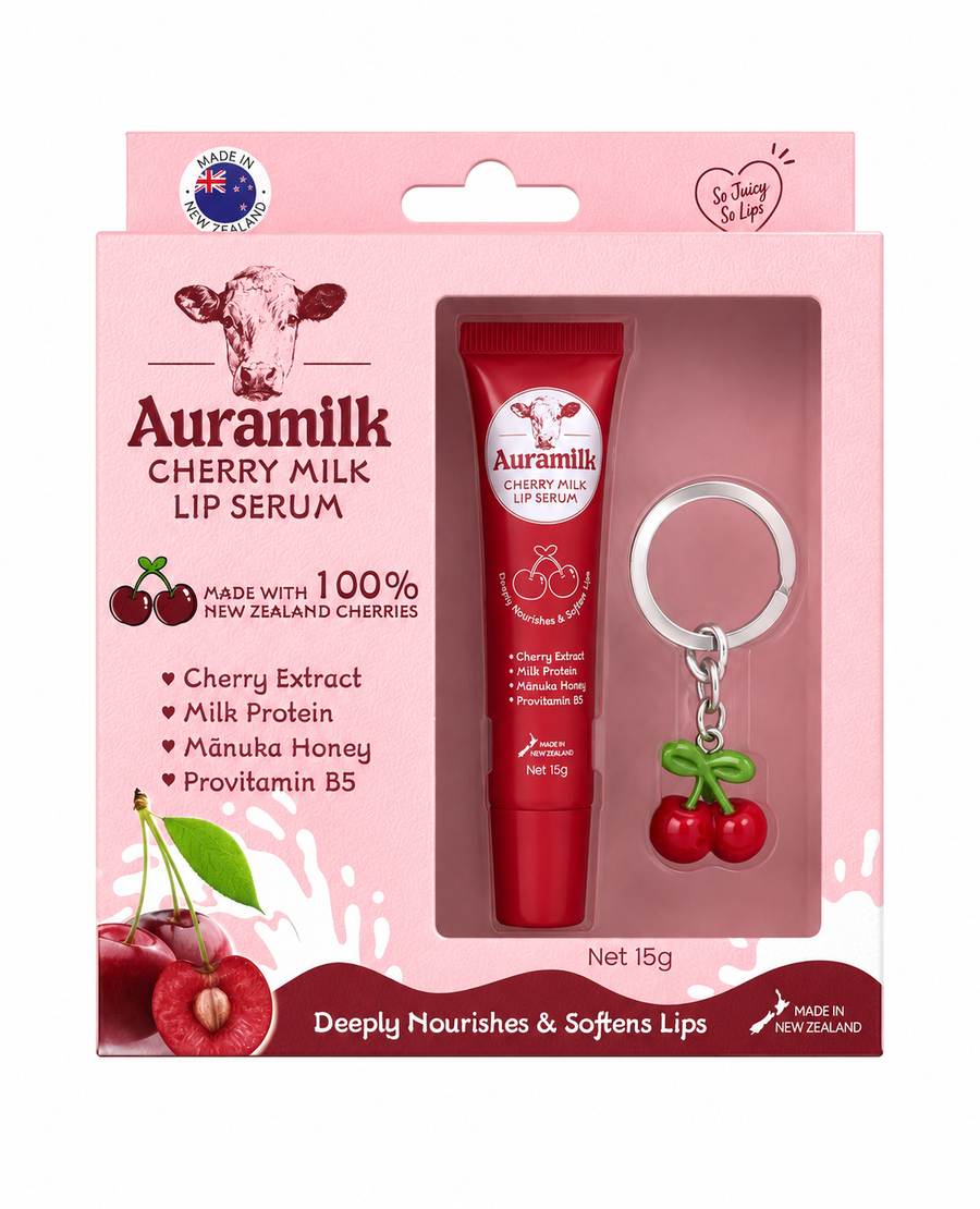 NEW ZEALAND CHERRY MILK LIP SERUM by Auramilk New Zealand