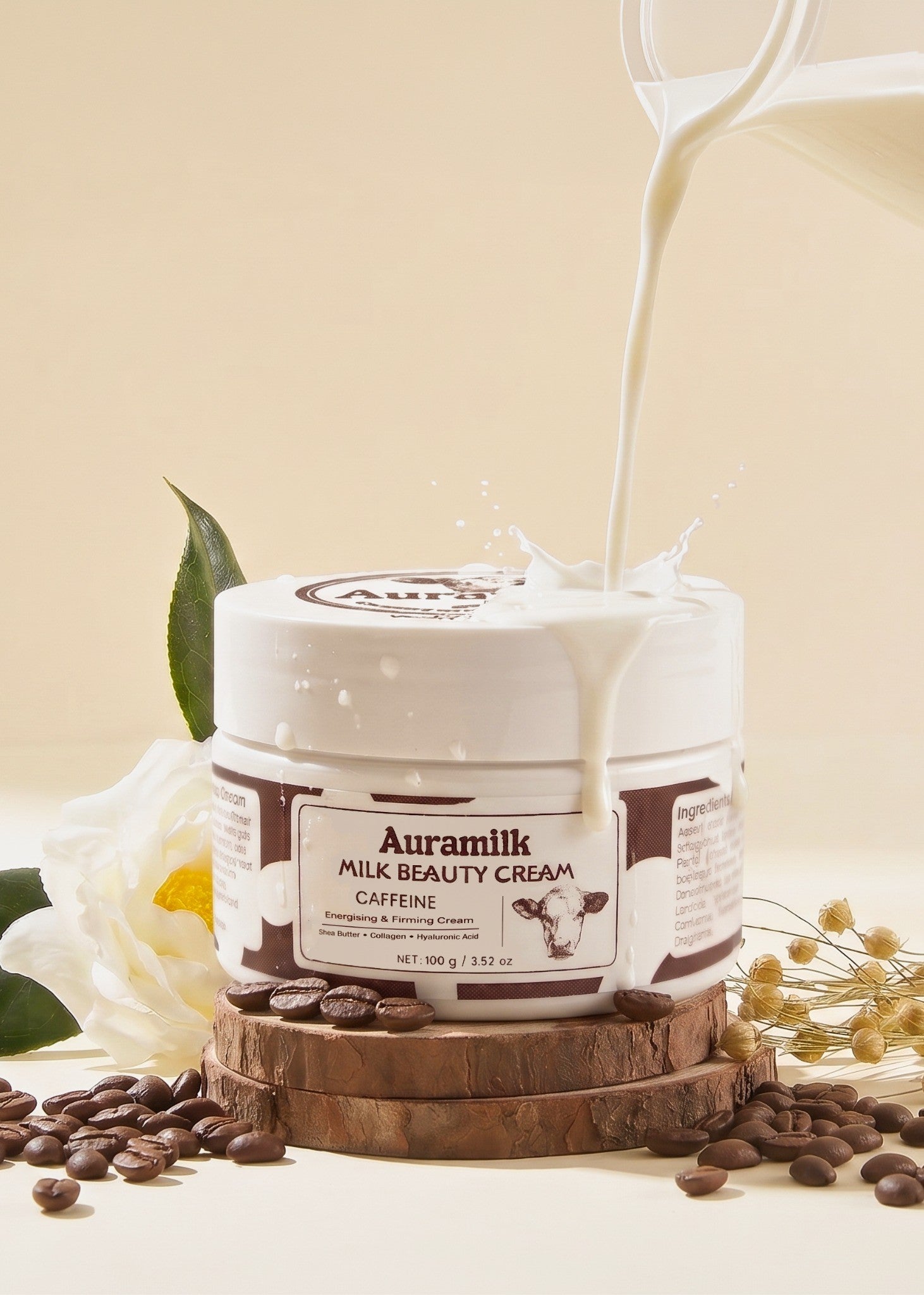 Caffeine Milk Beauty Cream 100G