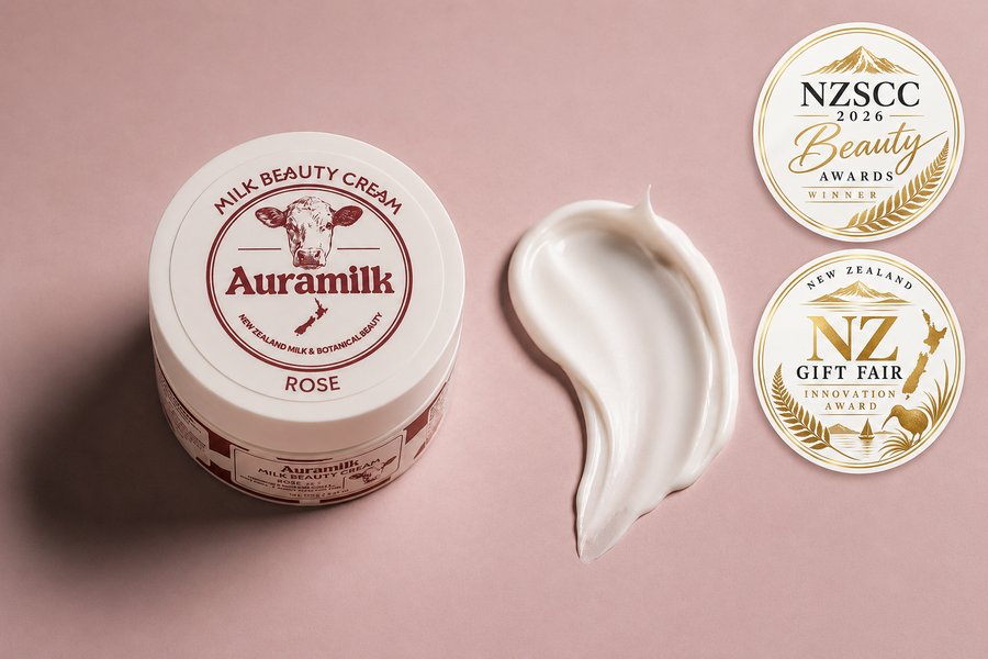 Rose Milk Beauty Cream 100G by Auramilk New Zealand